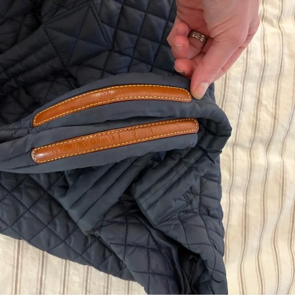 MZ Wallace Dark Blue Quilted Tote - Picture 10 of 14